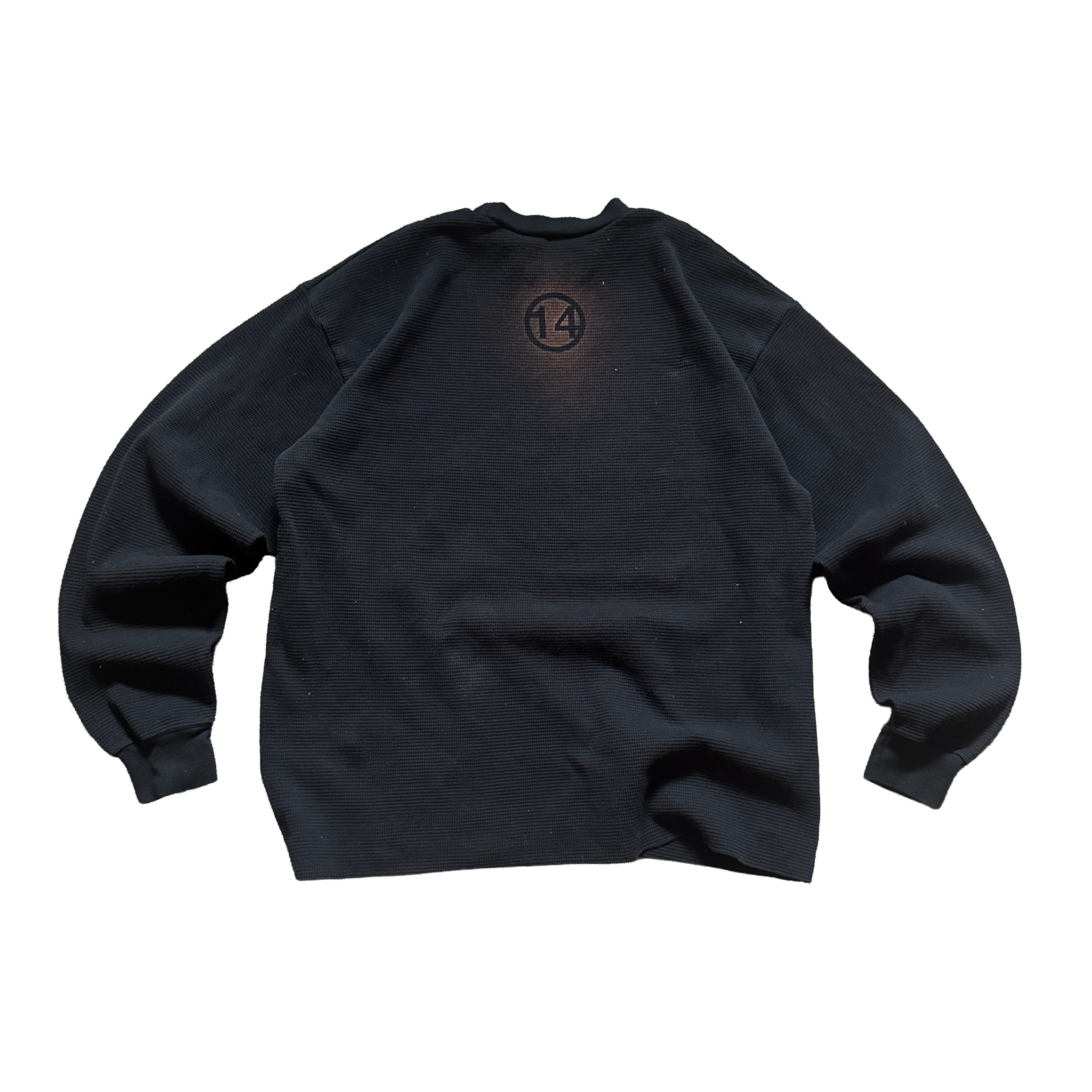 "RUST" waffleknit longsleeve
