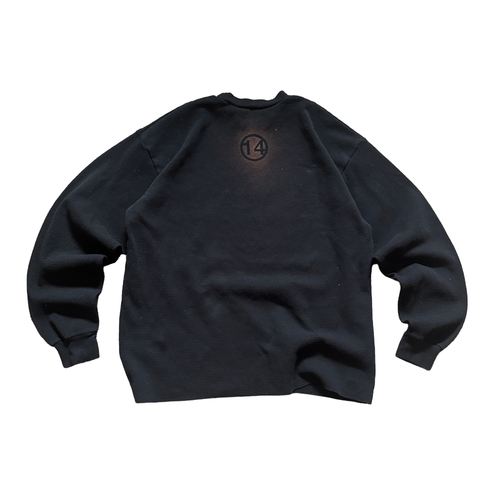 "RUST" waffleknit longsleeve