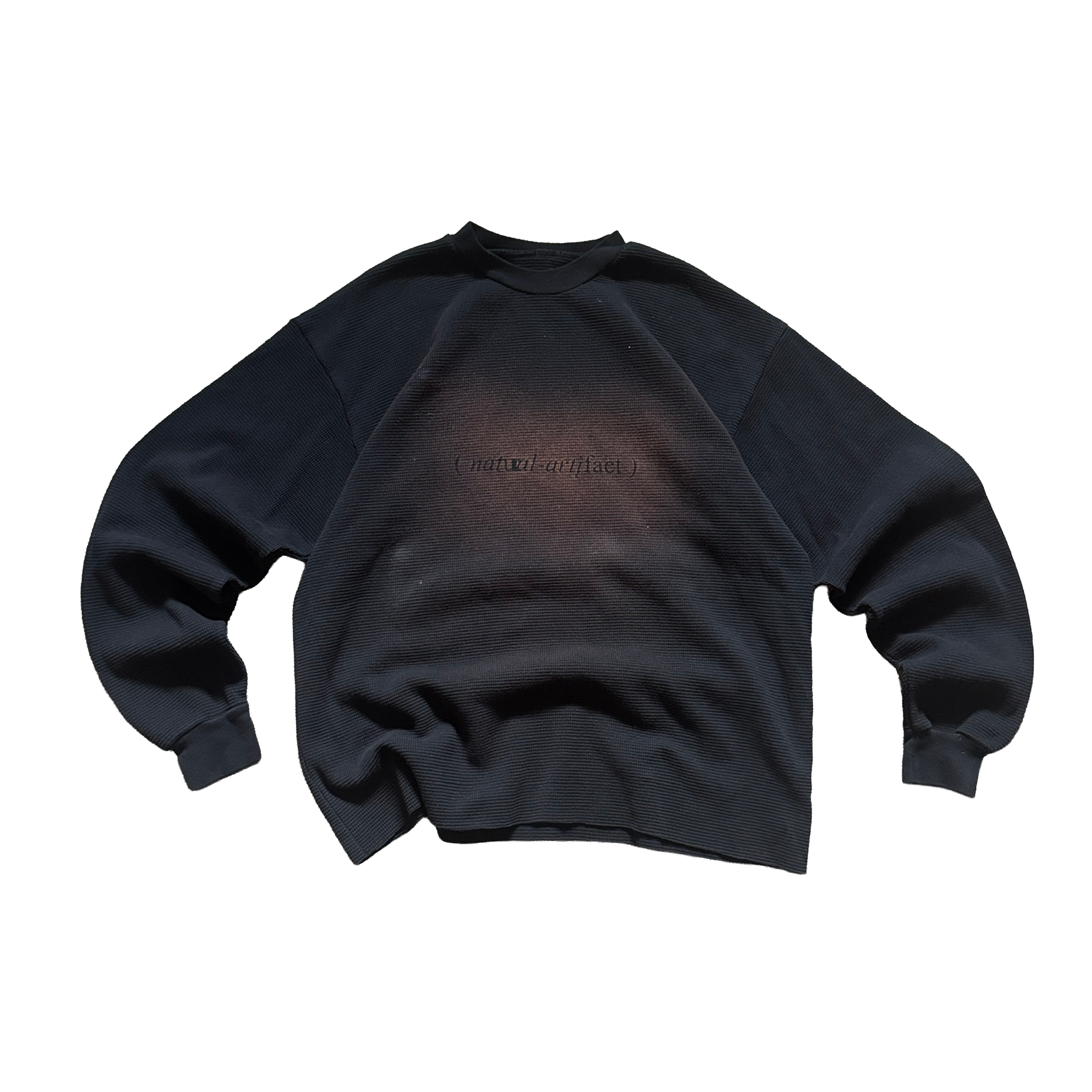 "RUST" waffleknit longsleeve