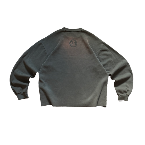 "MOSS" waffleknit longsleeve